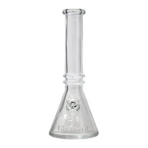 10 blueberry double ring soft glass beaker bong clear.jpg