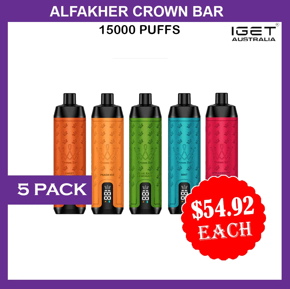 alfakher crown bar 150000 puffs 5 packs 1.webp alfakher crown bar 150000 puffs 5 packs 1.webp