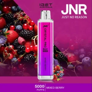 jnr crystal pro max mixed berry 5000 puffs.webp