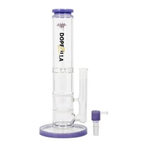 dopezilla cerberus water pipe milky purple 12in.jpg