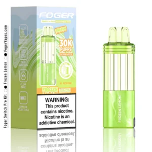frozen lemon foger switch pro 30k puffs disposable pod box.webp