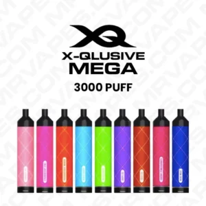 x qlusive mega disposable vape 3000 puff.webp